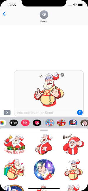 Lovely Santa Claus Stickers HD(圖1)-速報App