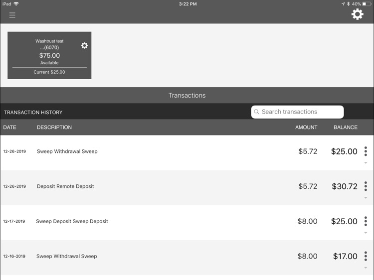 WTC Business Banking for iPad