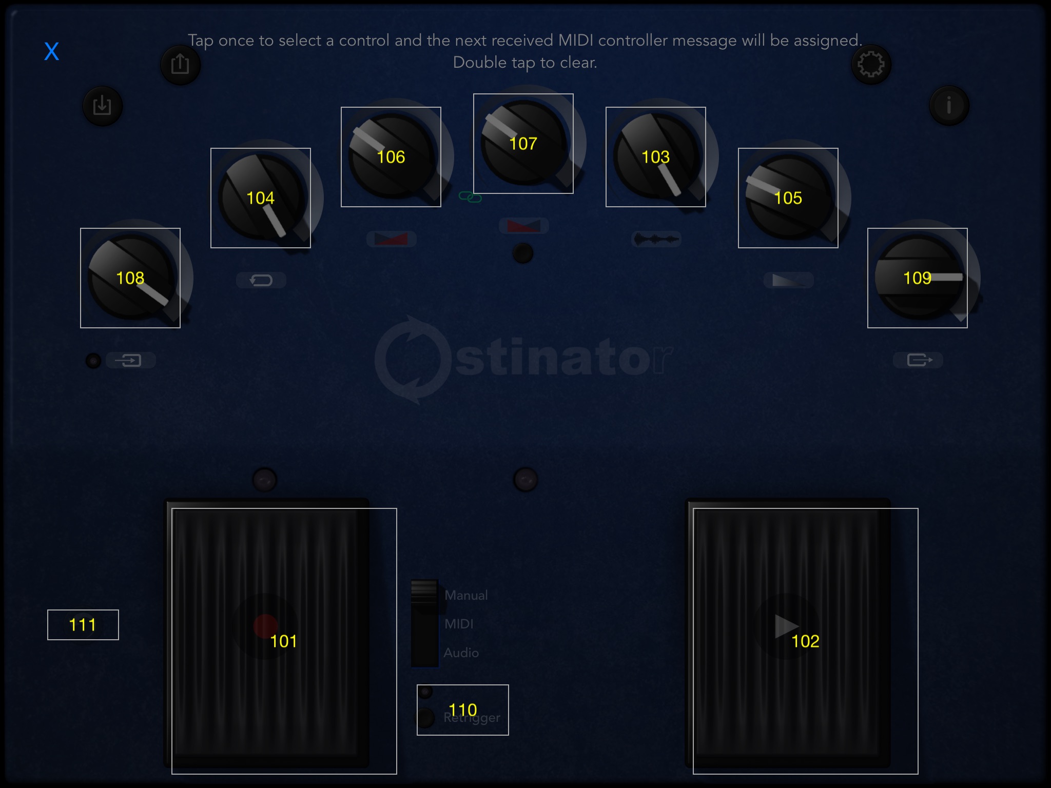 Ostinator-looper,sampler screenshot 4