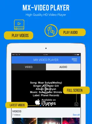 Captura de Pantalla 1 MX Player HD+ iphone