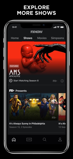 Fxnow Movies Shows Live Tv On The App Store - 