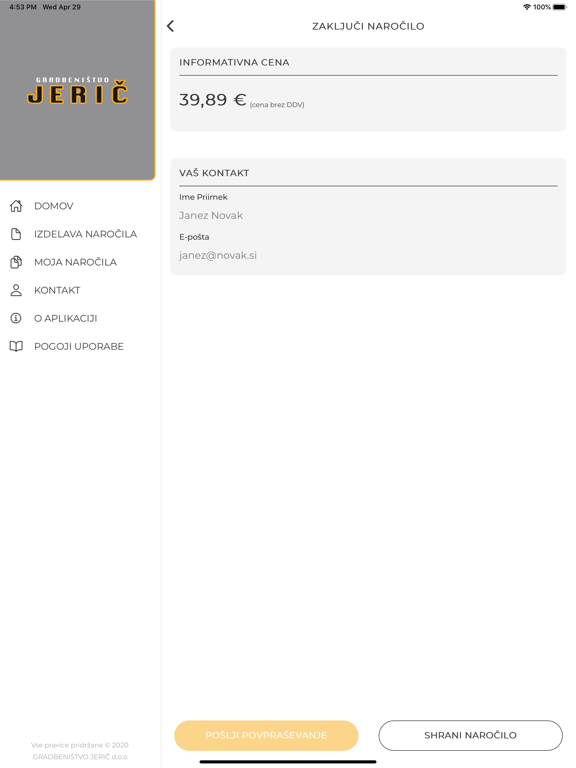 Screenshot #5 pour GRADBENIŠTVO JERIČ
