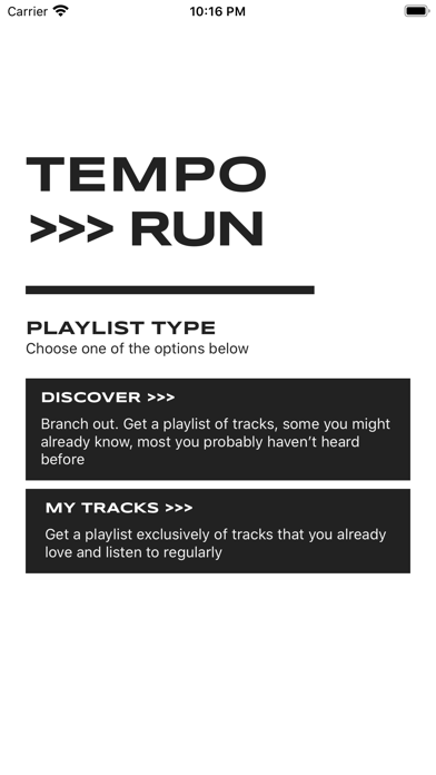 Tempo Run - Running Playlists screenshot 3
