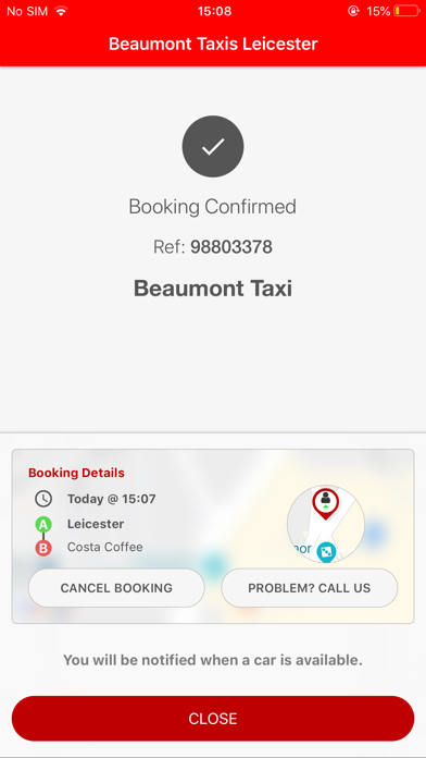 Beaumont Taxis Leicester screenshot 4