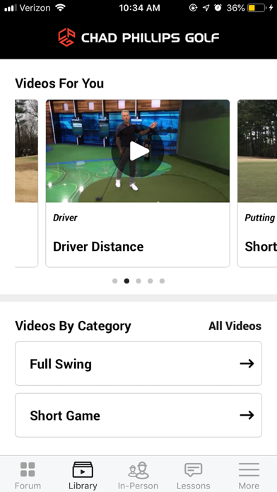Chad Phillips Golf Academy screenshot 2