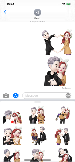 Couple Anime 3D Stickers(圖5)-速報App