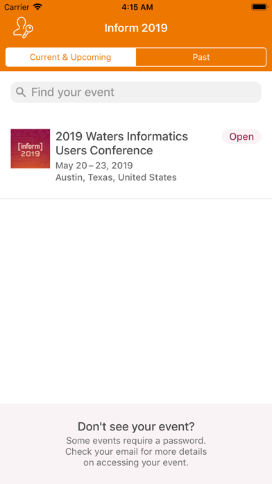 How to cancel & delete Waters Informatics Users Conf from iphone & ipad 2