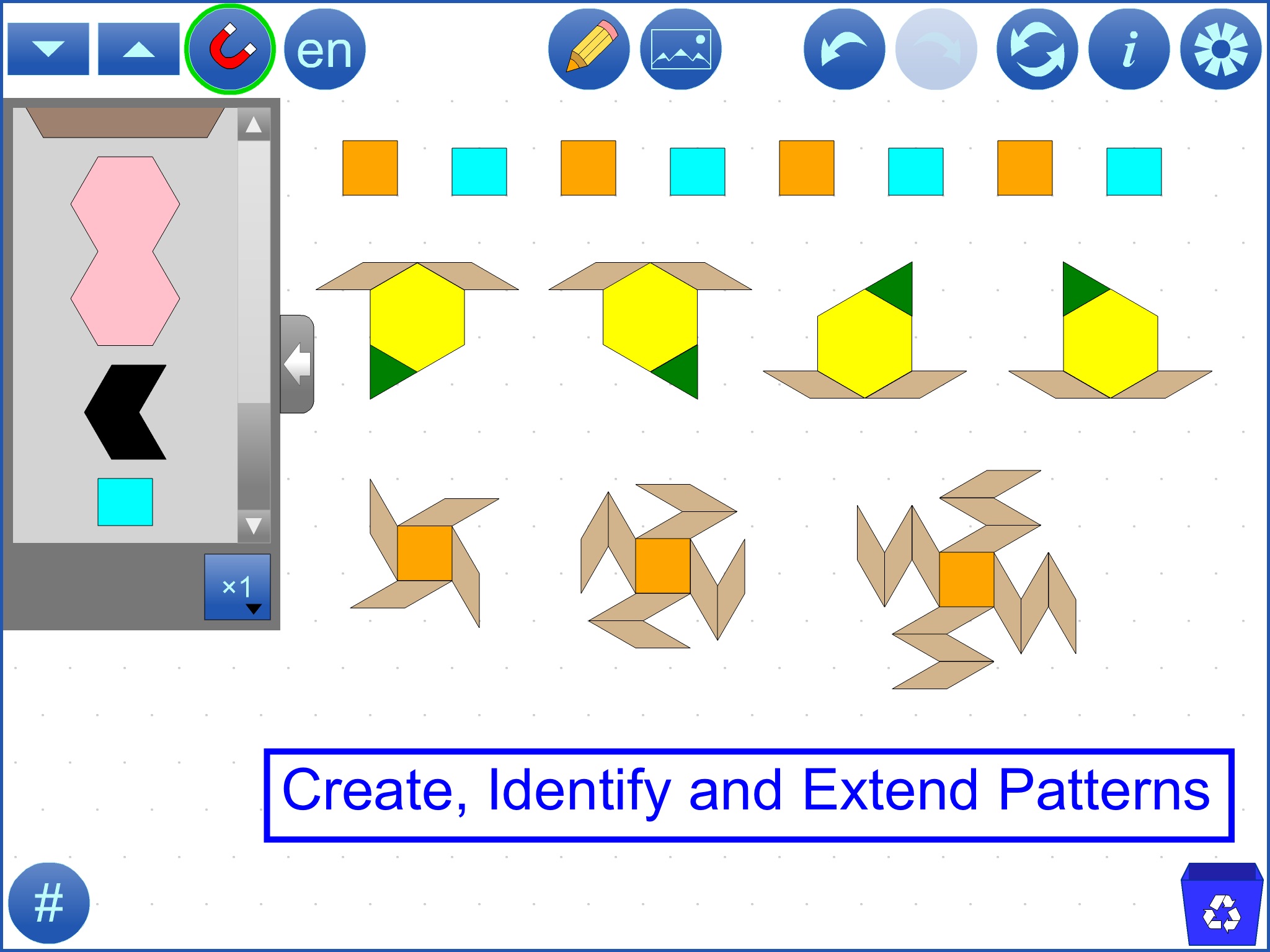 Pattern Blocks+ by mathies screenshot 4