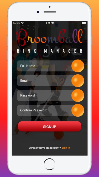 Broomball Rink Manager