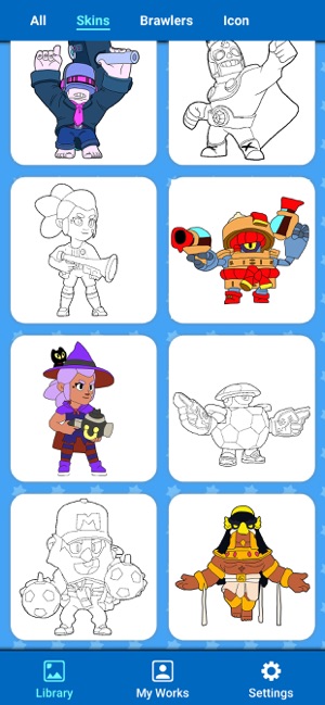 Coloring pages for Brawl Stars(圖6)-速報App