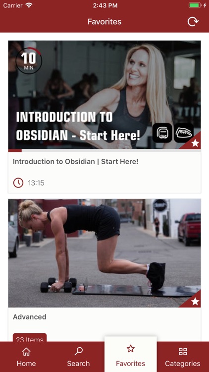 Obsidian Fitness On Demand screenshot-4
