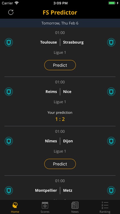 FS Predictor: Predict Score