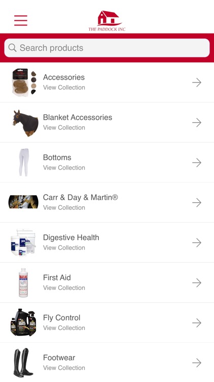 The Paddock - Shopping App