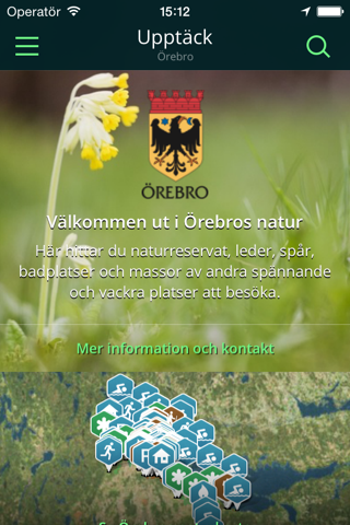 Örebros Naturkarta - náhled