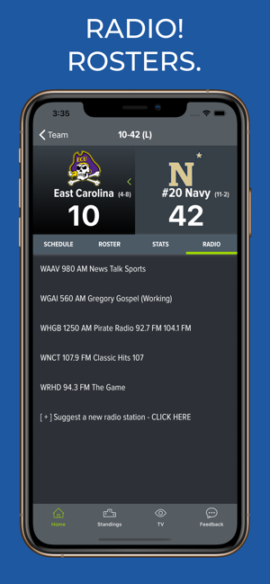 East Carolina Football App(圖2)-速報App