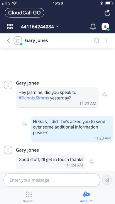 CloudCall Go! screenshot 4