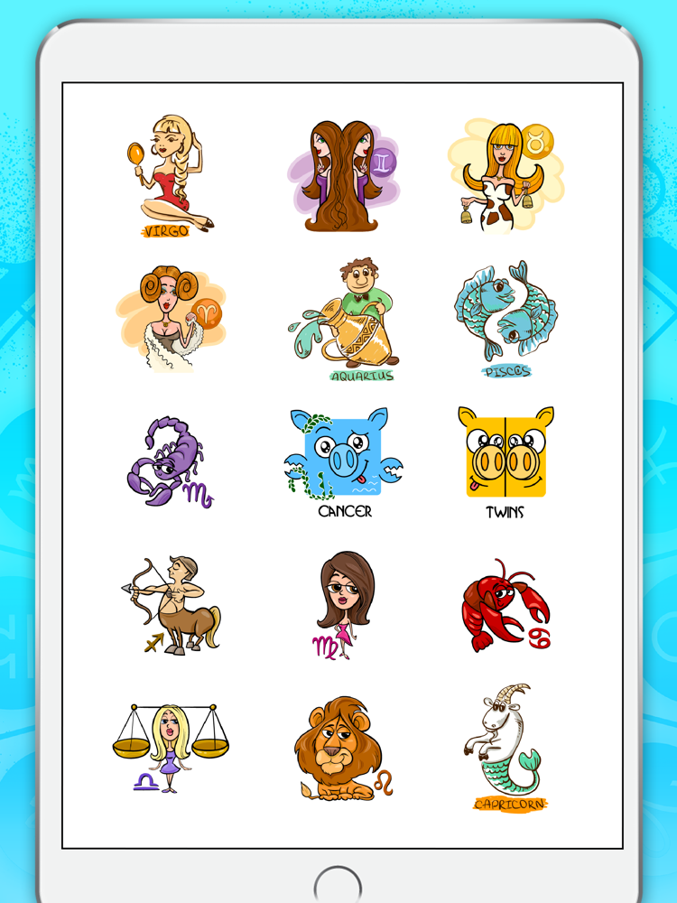 Astrology Zodiac Signs Emojis App for iPhone - Free Download Astrology ...