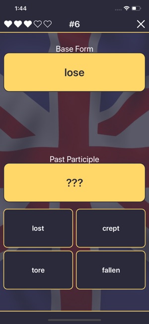 Quiz: Irregular Verbs(圖2)-速報App
