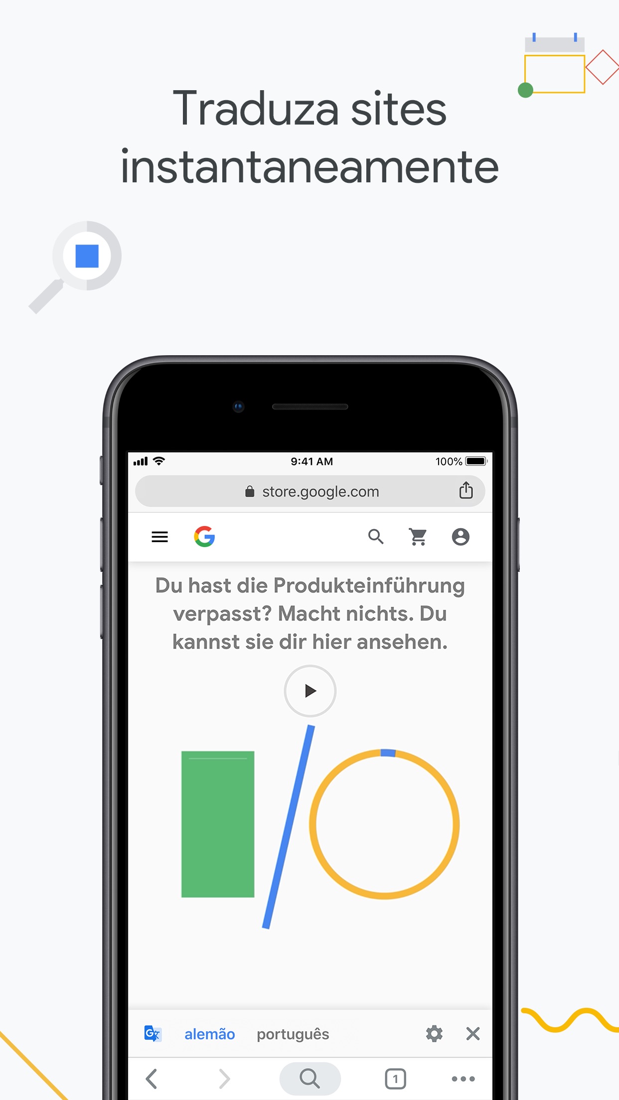 Screenshot do app Google Chrome