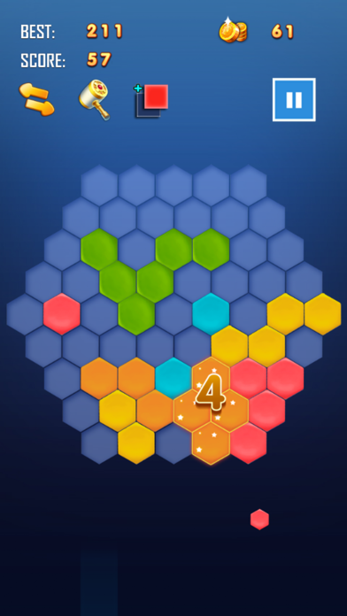 Hexa Square Block Puzzle - Fun screenshot 2