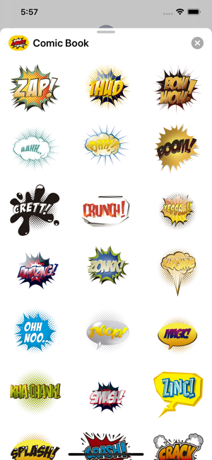 Comic book top stickers(圖1)-速報App