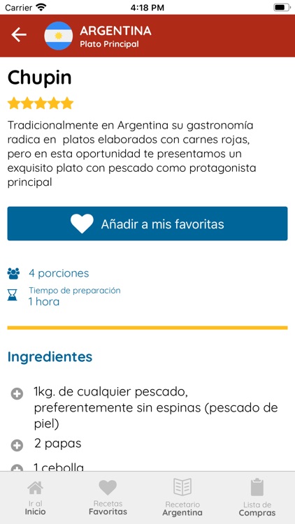 Recetas de cocina screenshot-3