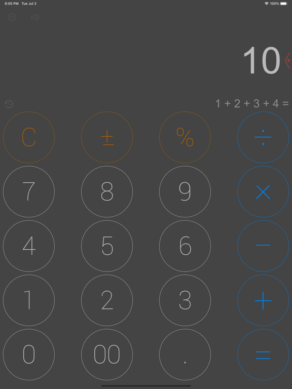 Voice Calculator HD+ screenshot