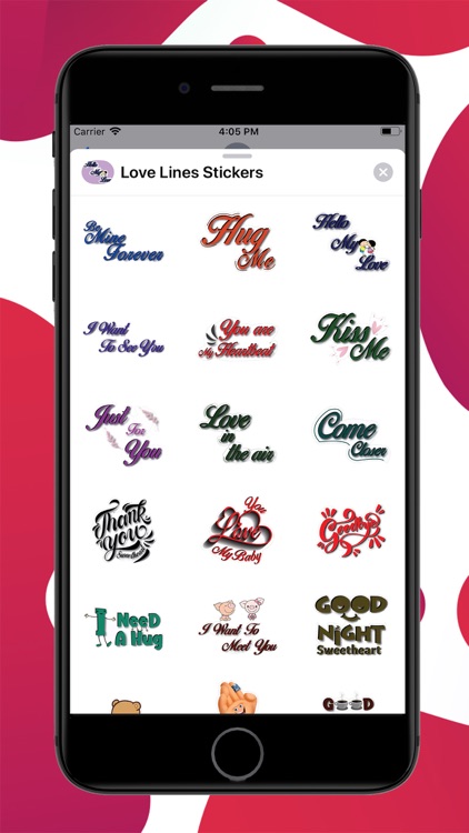 Love Lines Stickers