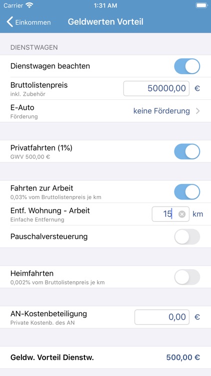 Nettolohn 2020 für iPhone