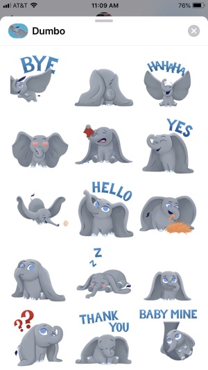 Disney Stickers: Dumbo(圖2)-速報App