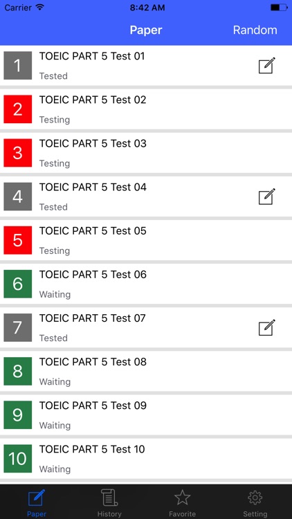 TOEIC Test Part5 Reading 800