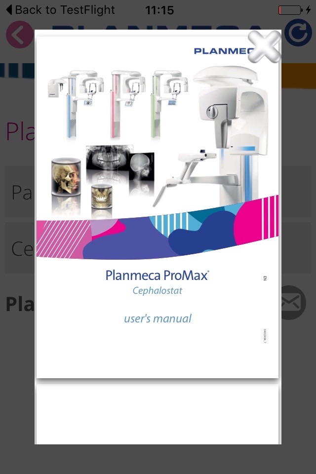 Planmeca Manual Kit screenshot 3