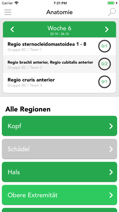 How to cancel & delete Praktikum Klinische Anatomie from iphone & ipad 1