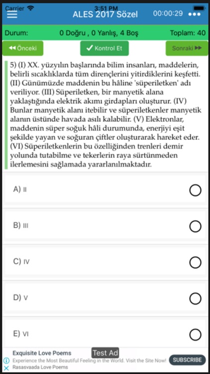 ALES Çıkmış Soruları screenshot-3