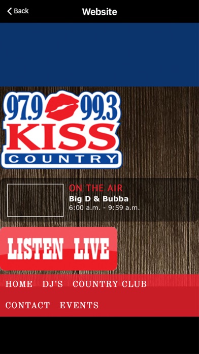 How to cancel & delete Kiss Country 97.9 and 99.3 from iphone & ipad 4