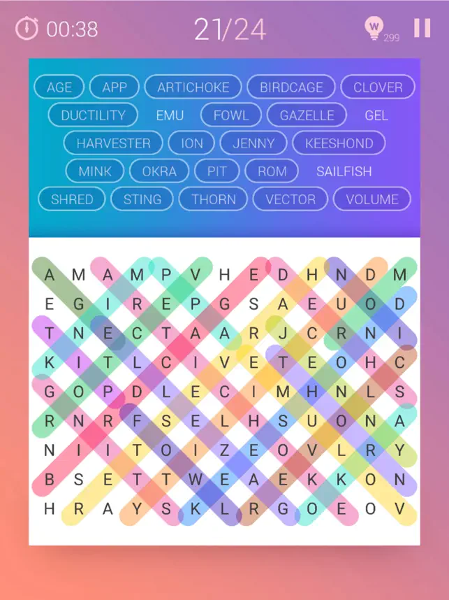 Captura 4 Word Search Pro‧ iphone
