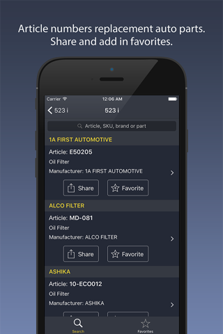 AutoParts for BMW cars - náhled