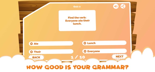 English Grammar Verb Quiz Kids(圖1)-速報App