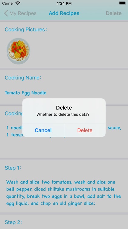 DailyCookingRecords screenshot-3