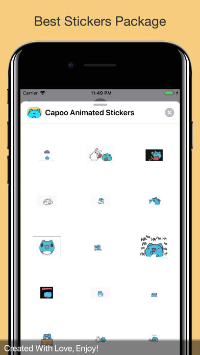 Capoo Animated Stickers screenshot 4