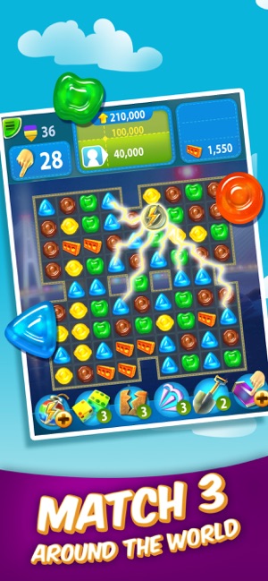 Gummy Drop! – A Match 3 Game(圖2)-速報App