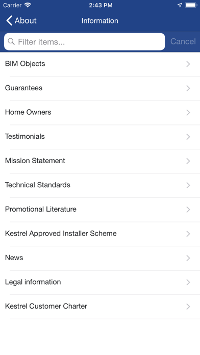 Kestrel Building Products screenshot 3