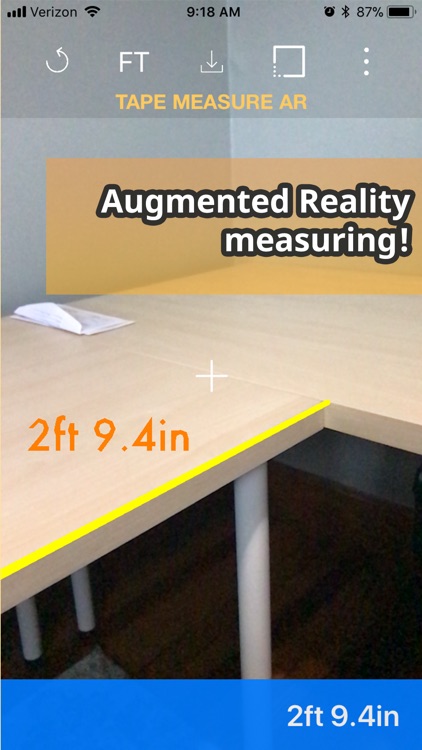 Tape Measure AR : Ruler App screenshot-3