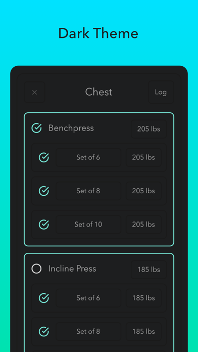Sets - Minimalist Workout App screenshot 4