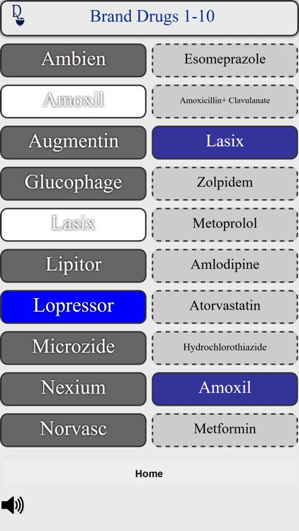 Top 200 Drug Touch Match Game