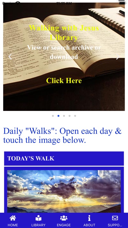 Daily "Walking with Jesus"