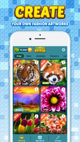 Game screenshot Cross Stitch: Color by Letters apk
