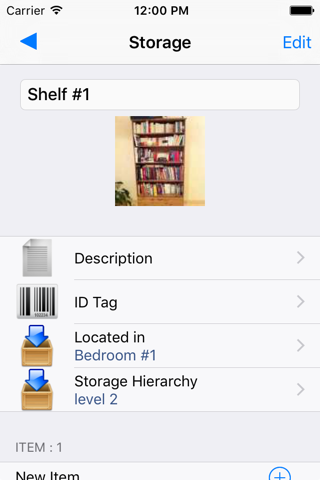 Items & Storage & Inventory - náhled