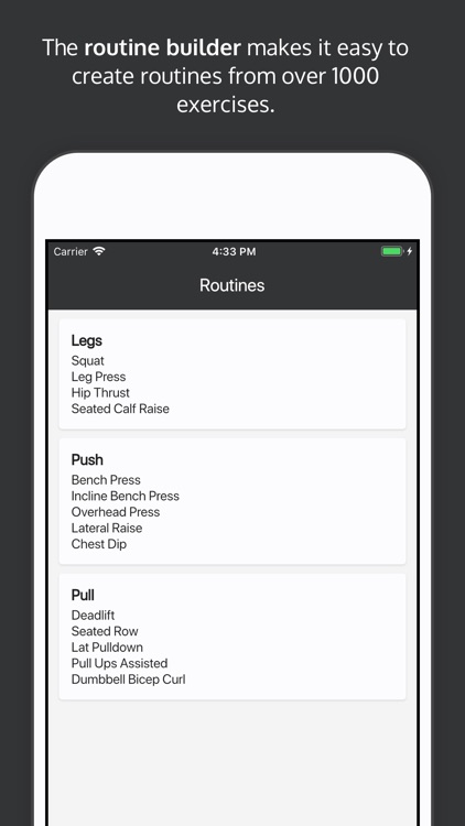 JustLift - Workout Logger