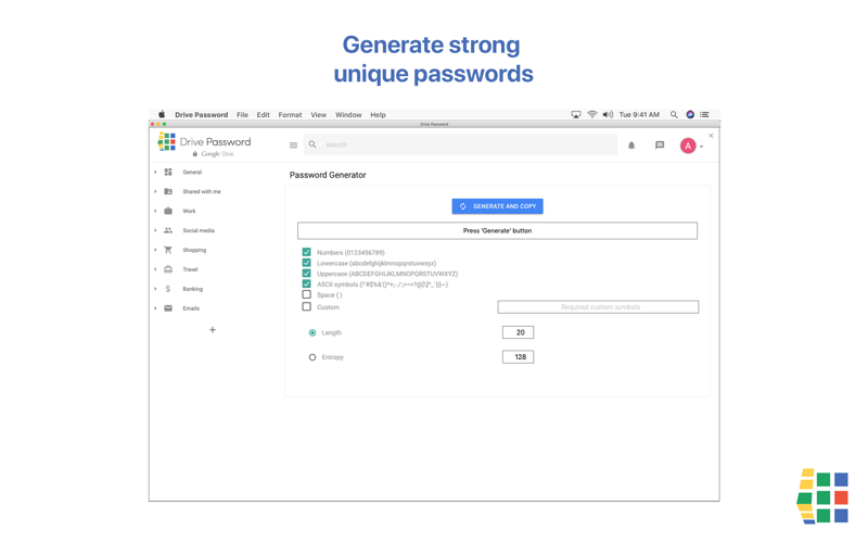 Drive Password screenshot 4